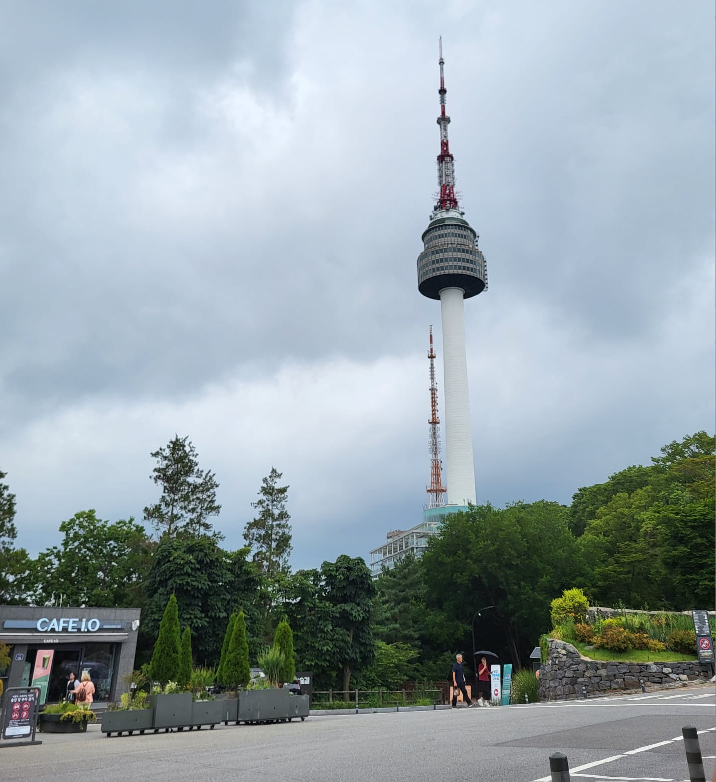 N Seoul Tower, closer view